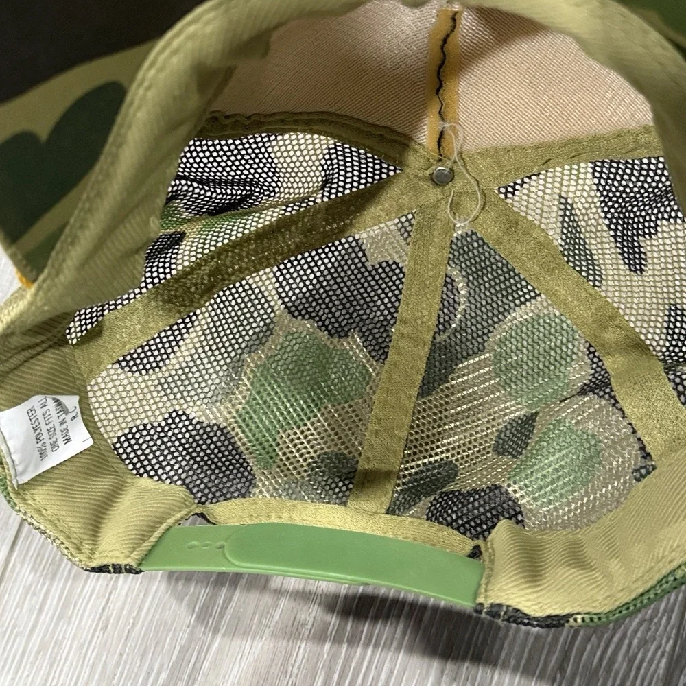 Vietnam Memorial Washington DC Snapback Trucker Hat‎ Cap Camo Gold